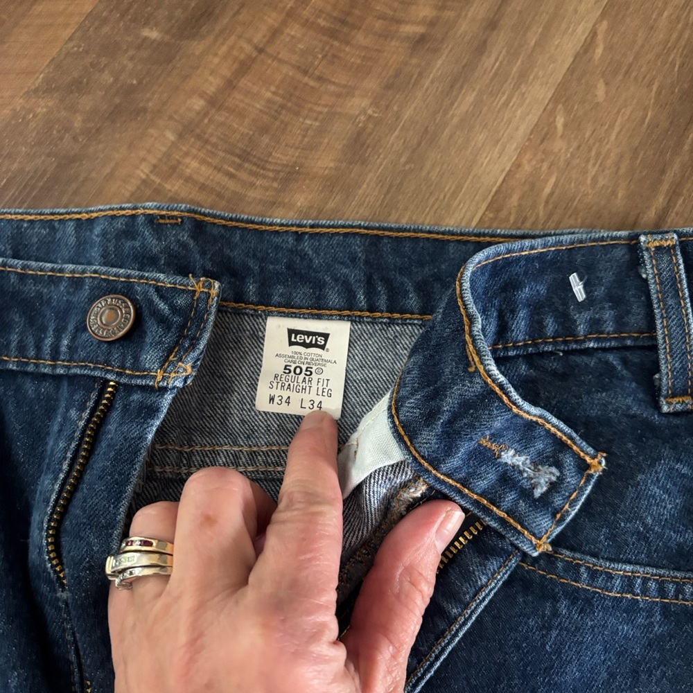 Levi's Men's Dark Blue Straight Jeans